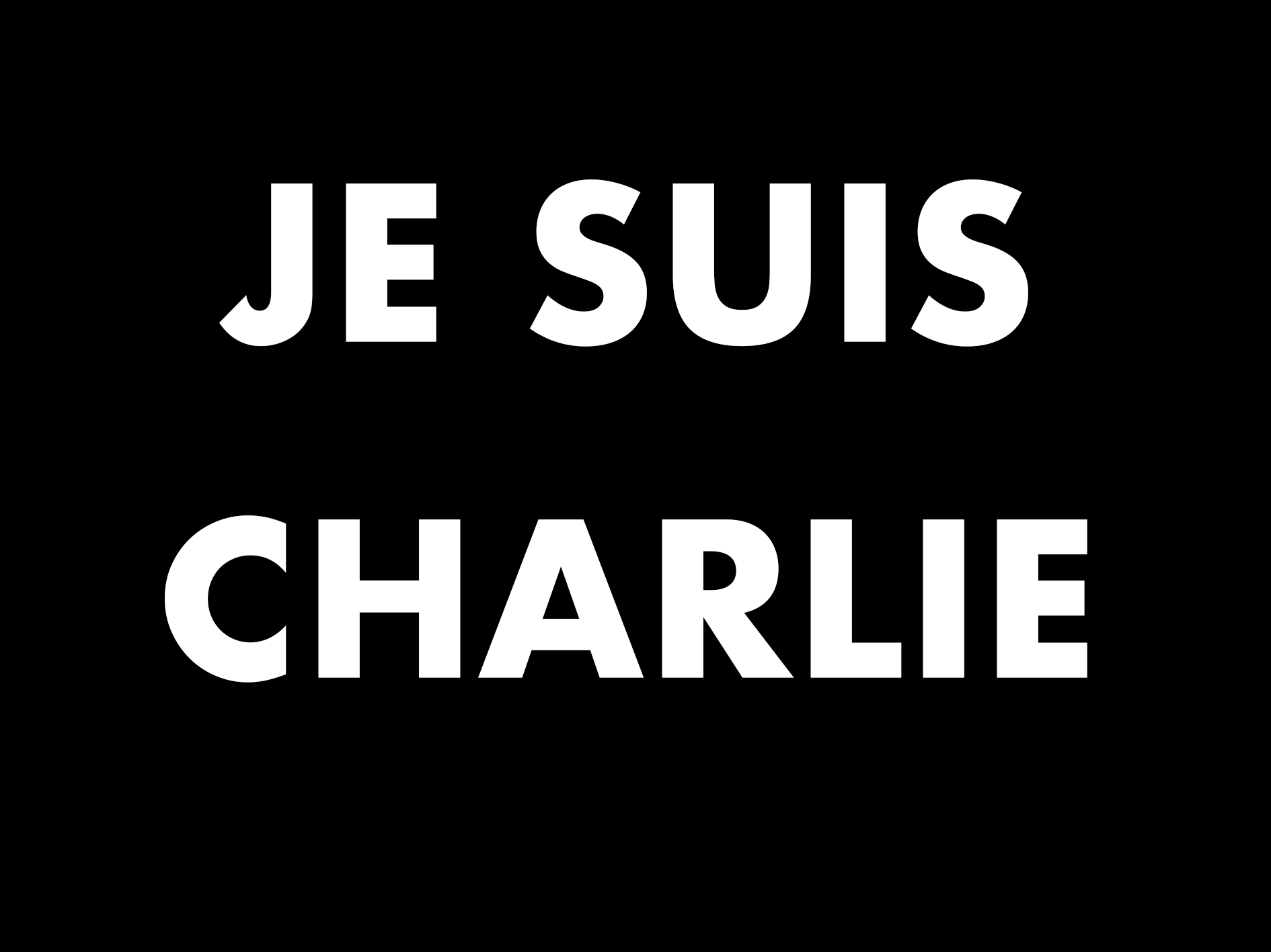 Svoboda slova musí být absolutní - Je suis Charlie